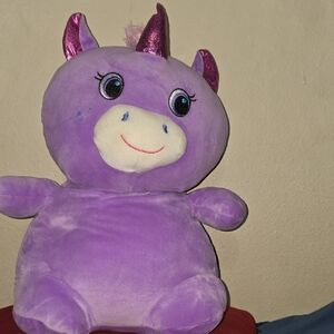 Purple Plush Unicorn Stuffed Toy - Soft Kids Plush